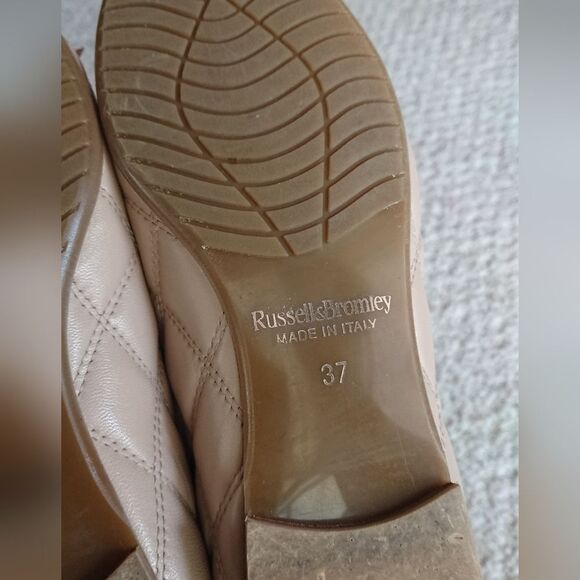 Russell & Bromley Nude ballerinas flats size 36.5 - Picture 11 of 12